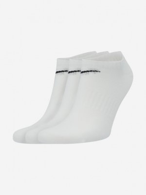 Носки Everyday Lightweight, 3 пары, Белый Nike. Цвет: белый