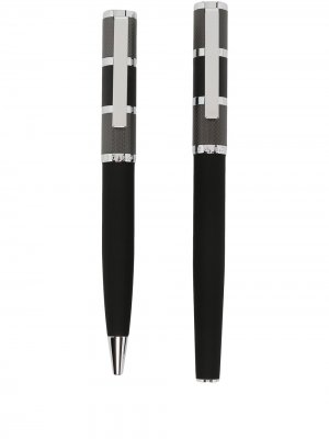 Шариковая ручка с логотипом BOSS. Цвет: серебристый