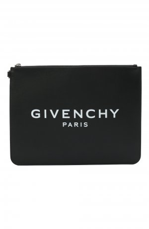 Кожаная папка для документов Givenchy. Цвет: чёрный