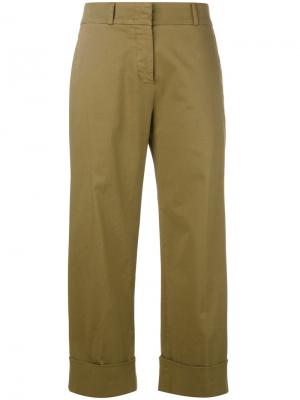 Укороченные брюки Mable Ql2. Цвет: зелёный