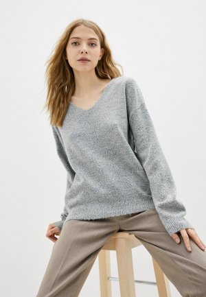 Пуловер Silvian Heach. Цвет: серый
