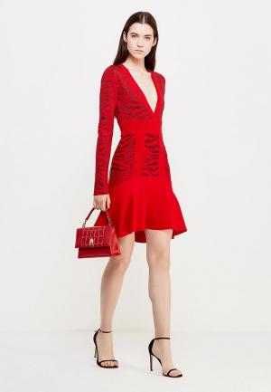 Платье Just Cavalli. Цвет: красный