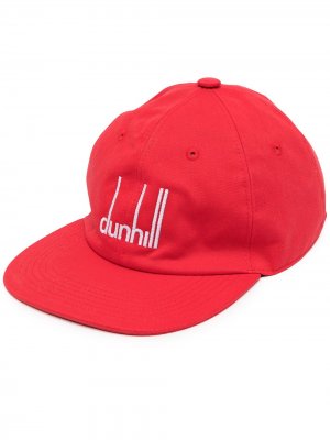Кепка с вышитым логотипом Dunhill. Цвет: красный