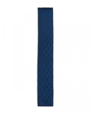 Вязаный галстук Kelmis с ромбовидной текстурой , цвет Blue Ted Baker