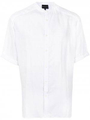 Рубашка с короткими рукавами Emporio Armani. Цвет: белый