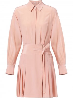 Платье-рубашка с длинными рукавами Jason Wu. Цвет: розовый