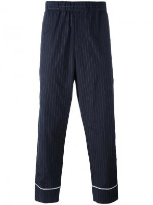 Пижамные брюки в тонкую полоску 3.1 Phillip Lim. Цвет: синий