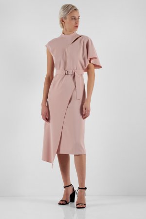 Коктейльное платье VASSA&Co. Цвет: розовый
