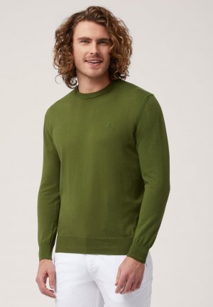 Вязаный свитер BASIC GIROCOLLO , цвет oliva Harmont & Blaine