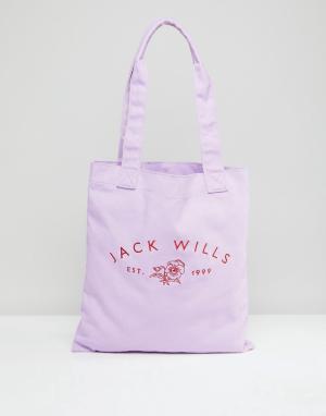Сумка с логотипом Ambleshire Mr Wills-Фиолетовый Jack Wills