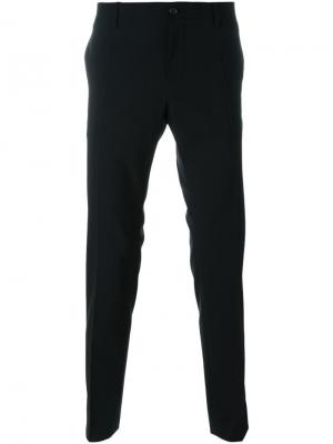 Классические брюки Dolce & Gabbana. Цвет: черный
