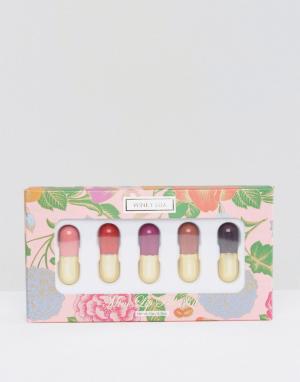 Подарочный набор губных мини-помад в виде капсул Winky Lux. Цвет: мульти