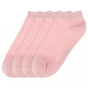 Носки 4 пары, размер 23-25, розовый Oldos. Цвет: розовый