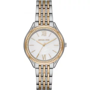 Наручные часы женские MK7084 серебристые/золотистые Michael Kors