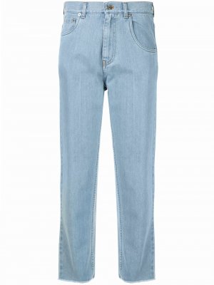 Укороченные джинсы прямого кроя Nº21. Цвет: синий