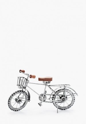 Фигурка декоративная Just Beauty Велосипед, 33х21 см. Цвет: серебряный