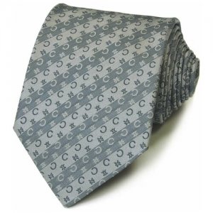 Серый галстук под костюм 826020 CELINE