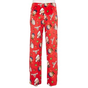 Мужские флисовые пижамные штаны для рождественских каникул Licensed Character
