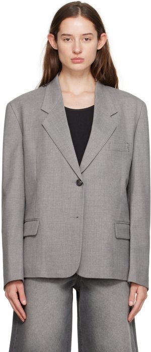 Серый классический пиджак Low Classic