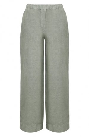 Льняные брюки Gran Sasso. Цвет: зелёный