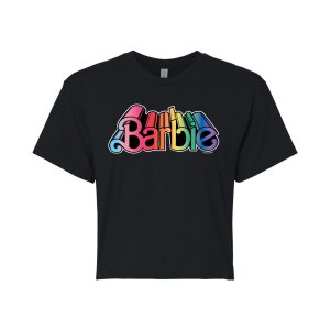 Укороченная футболка Juniors' Pride , черный Barbie