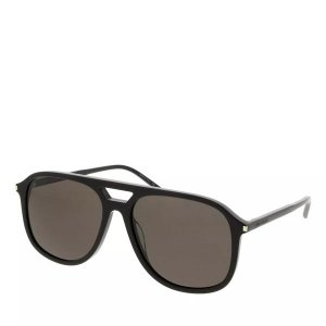 Солнцезащитные очки sl 476-001 58 sunglass man acetate -- , черный Saint Laurent