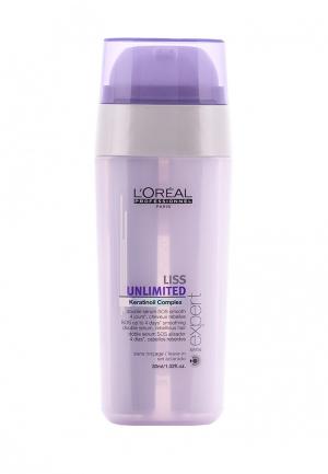 SOS-сыворотка двойного действия LOreal Professional L'Oreal Liss Unlimited  30 мл. Цвет: фиолетовый