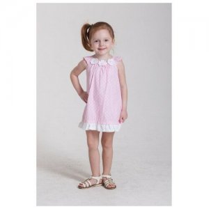 Платье для девочки, рост 92 см, цвет розовый LP Collection. Цвет: розовый