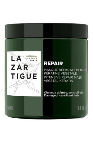 Интенсиваная восстанавливающая маска для волос (250ml) Lazartigue. Цвет: бесцветный