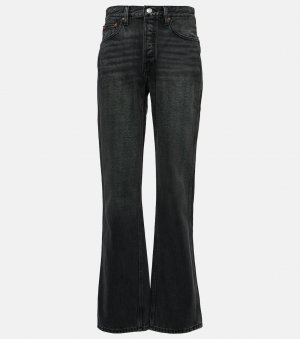 Свободные прямые джинсы 90-х с высокой посадкой Re/Done, черный Re/done