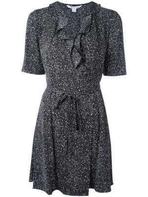 Платье с поясом Diane Von Furstenberg. Цвет: чёрный