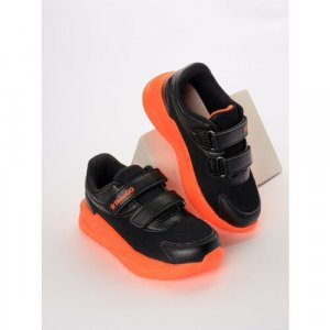 Кроссовки , размер 33, черный, оранжевый TikkaGo. Цвет: оранжевый/черный