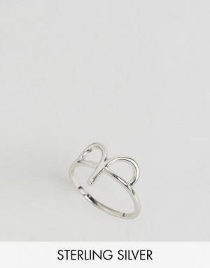 Серебряное кольцо с зодиакальной отделкой Овен Rock N Rose 'N'. Цвет: серебряный
