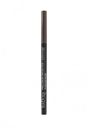 Карандаш для бровей Isadora Precision Brow Pen Waterproof 72, 0,09гр. Цвет: коричневый