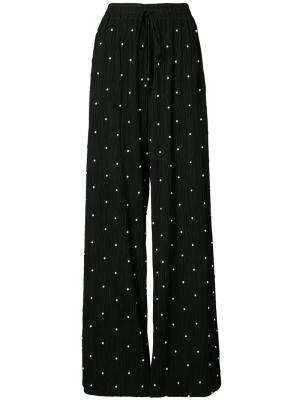 Пижамные брюки со шнурком Prabal Gurung. Цвет: черный