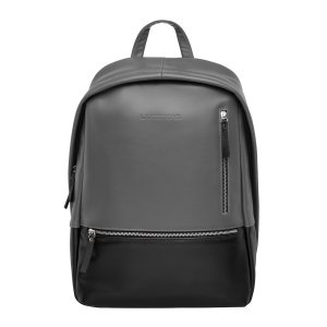 Кожаный рюкзак Adams Grey/Black 
