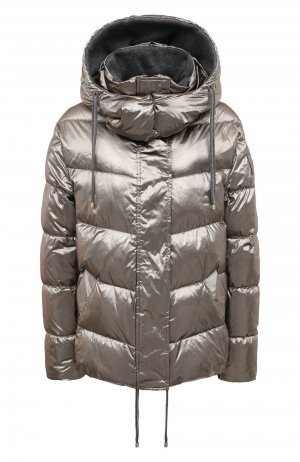 Утепленная куртка Lorena Antoniazzi. Цвет: серый