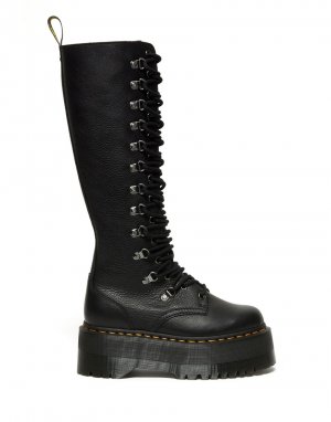 Черные высокие ботинки на платформе со шнуровкой 1B60 Max-Черный цвет Dr Martens