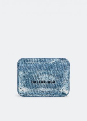 Картхолдер BALENCIAGA Cash card holder, синий