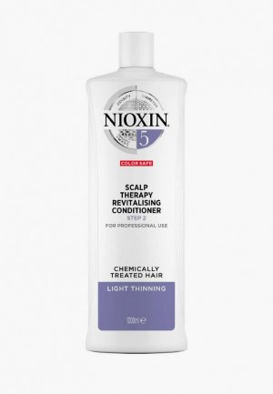 Кондиционер для волос Nioxin система 5, 1000 мл. Цвет: белый