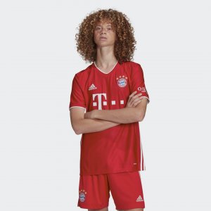 Домашняя игровая футболка Бавария Мюнхен Performance adidas. Цвет: красный
