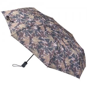 Зонт, мультиколор FULTON. Цвет: фиолетовый/коричневый/серый