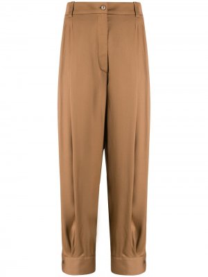 Укороченные брюки с завышенной талией Emilio Pucci. Цвет: коричневый