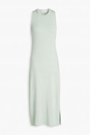 Платье миди из эластичного джерси Sydney Rag & Bone, зеленый шалфей bone