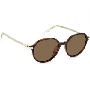 Солнцезащитные очки  PLD 4149/G/S/X 086 SP SP, коричневый, золотой Polaroid. Цвет: коричневый