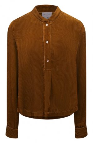 Вельветовая блузка Forte_forte. Цвет: коричневый