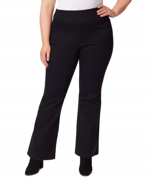 Модные расклешенные джинсы больших размеров , черный Jessica Simpson