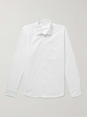 Рубашка из хлопкового поплина, окрашенная в готовом виде , белый Save Khaki United