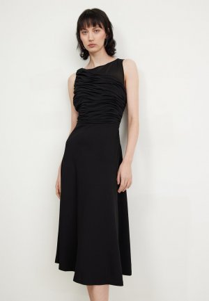 Коктейльное/праздничное платье TWISTED KNOT TOP YOKE BODYCON , цвет black DKNY