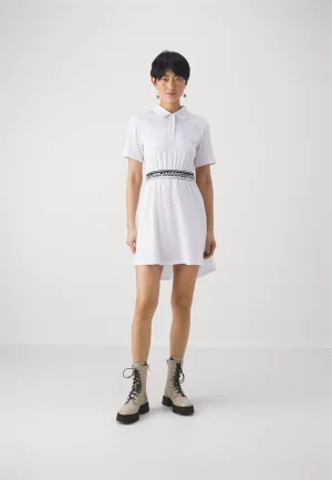 Платье из джерси LOGO TAPE DRESS, белый Karl Lagerfeld